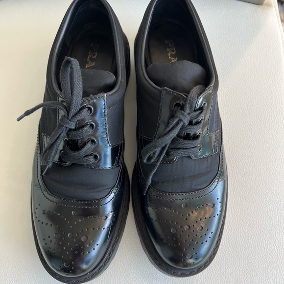 PRADA shoes . Classic black. - Picture 1 of 4